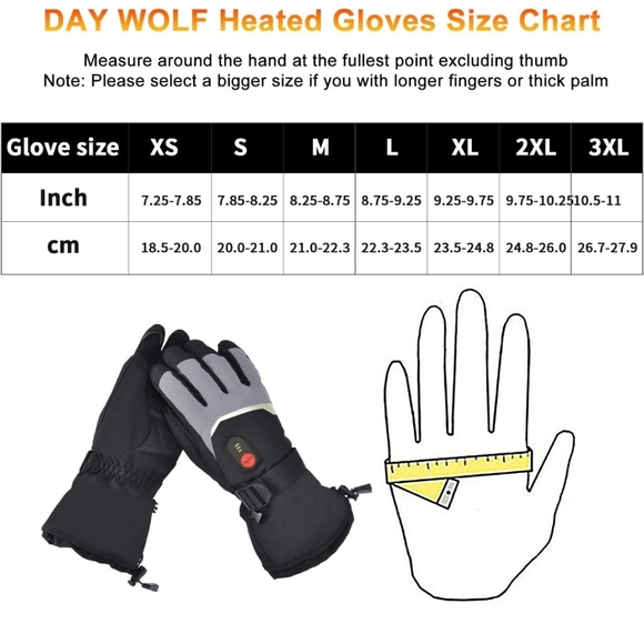 Heated Gloves (Touch Screen) - Picture 6 of 6